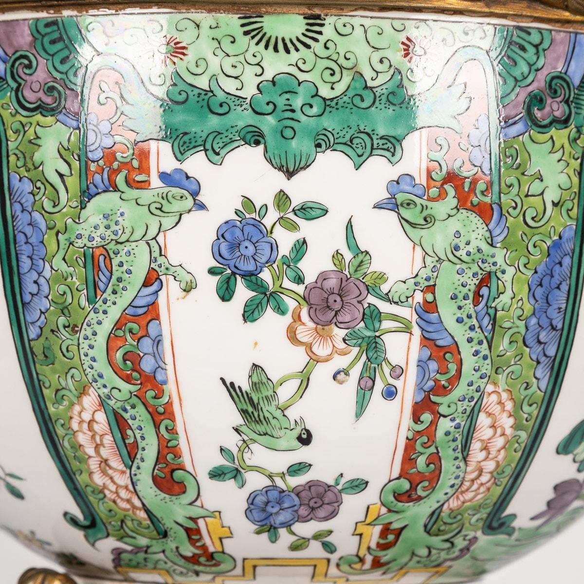 19th Century Samson Porcelain Vase & Cover Mounted on Ormolu, C.1880 For Sale 13
