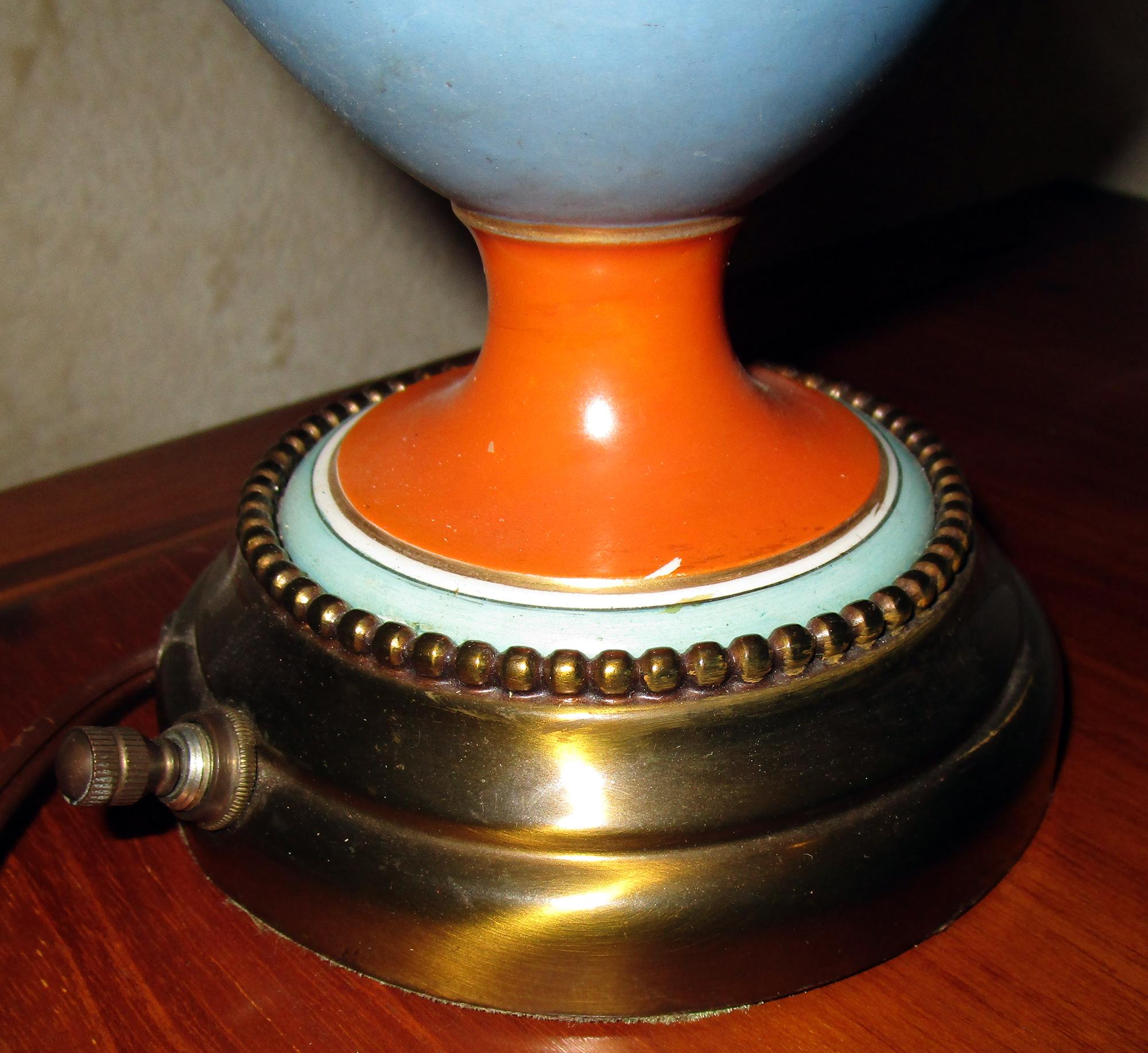 19th century Samuel Alcock Classical Urn Lamp, Pair 1