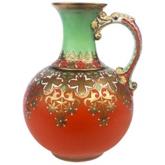 19th Century Samuel Alcock Gothic Revival Porcelain Ewer A.W.N Pugin