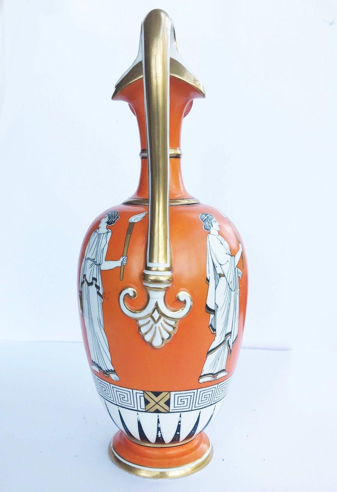 19th Century Samuel Alcock Neoclassical Porcelain Ewer (Neoklassisches Revival)