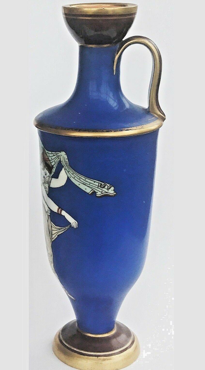 Fired 19th Century Samuel Alcock Neoclassical Porcelain Vase