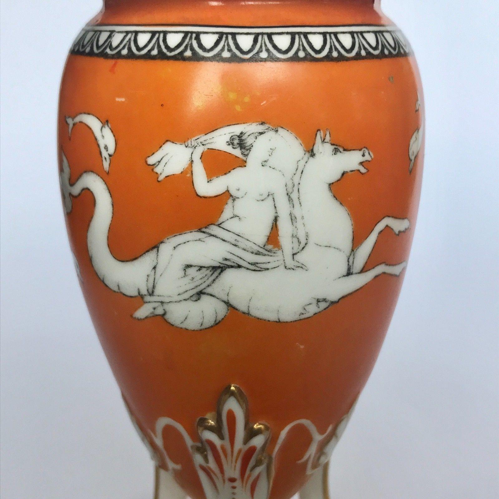 Neoclassical Revival 19th Century Samuel Alcock Neoclassical Porcelain Vase