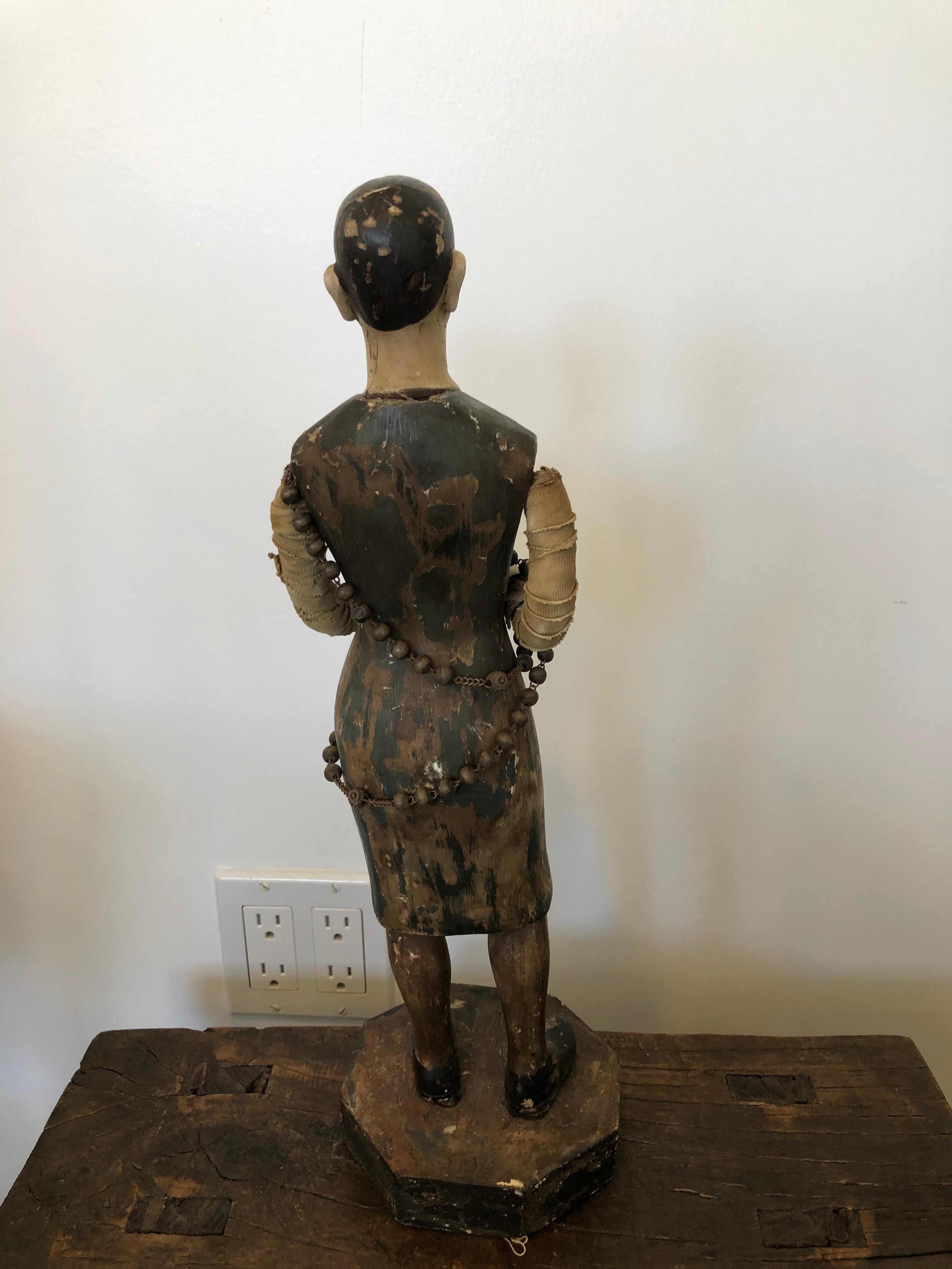 19th Century Santos Articulated Doll Figure For Sale 1