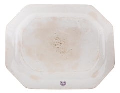 19th Century Spanish Sargadelos Ceramic Transferware Octagonal Serving Plate