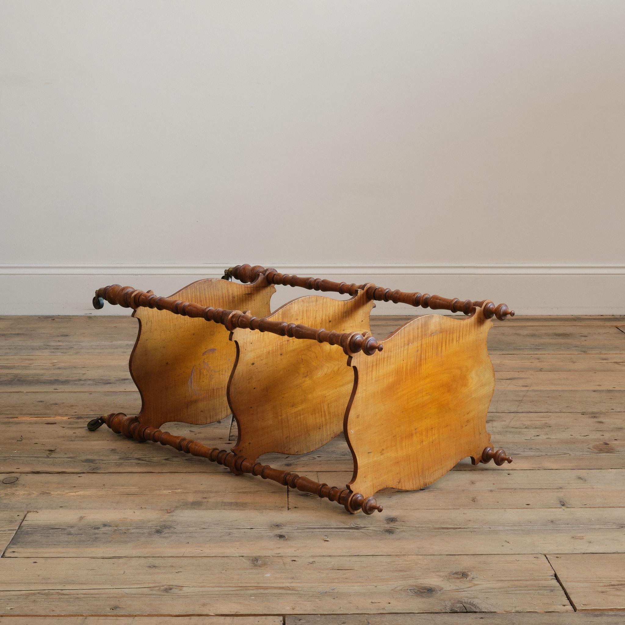 19th Century Satin Birch 3 Tier Whatnot For Sale 1
