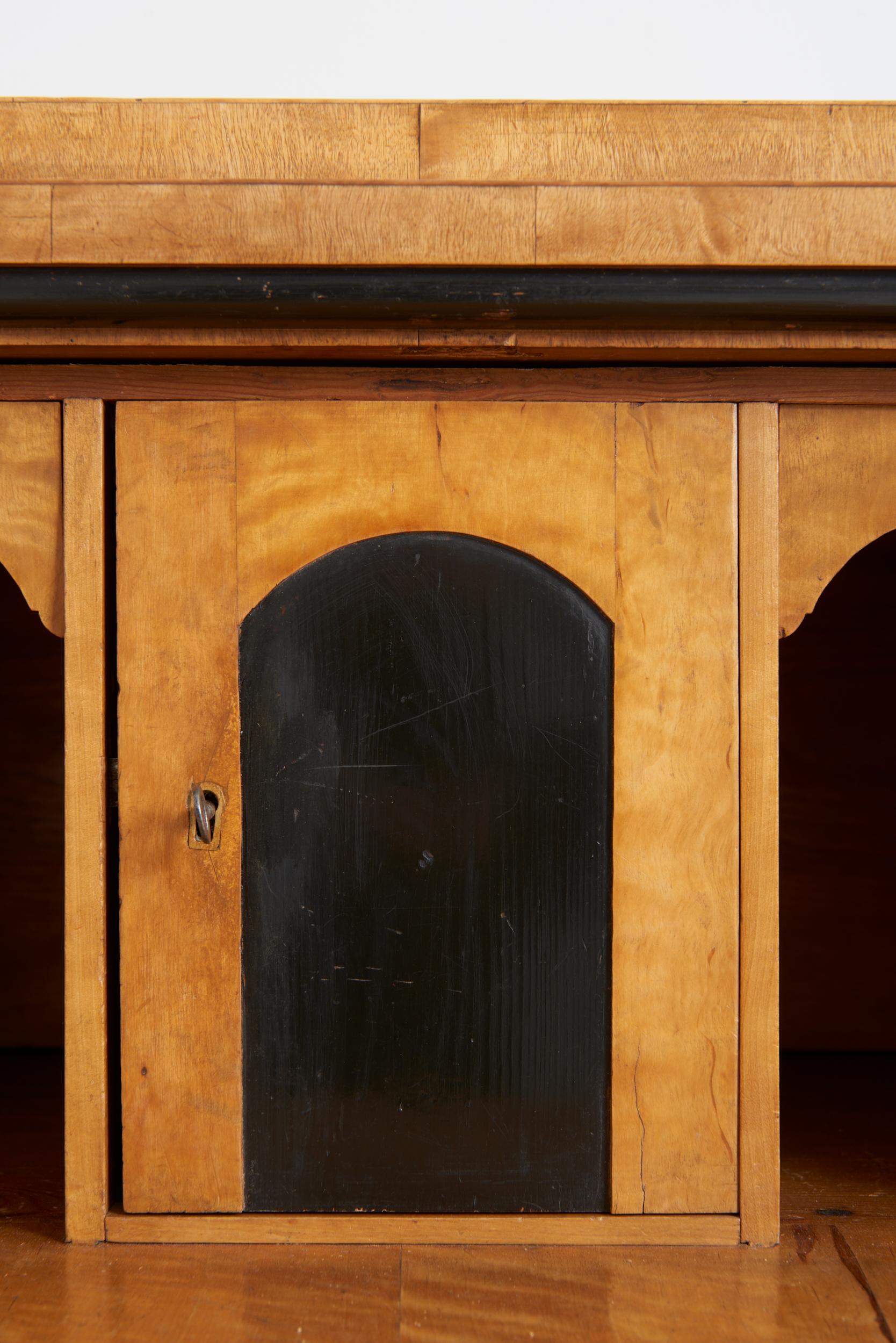 19th Century Satin Birch Chest of Drawers 1