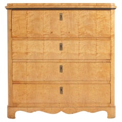 19th Century Satin Birch Chest of Drawers