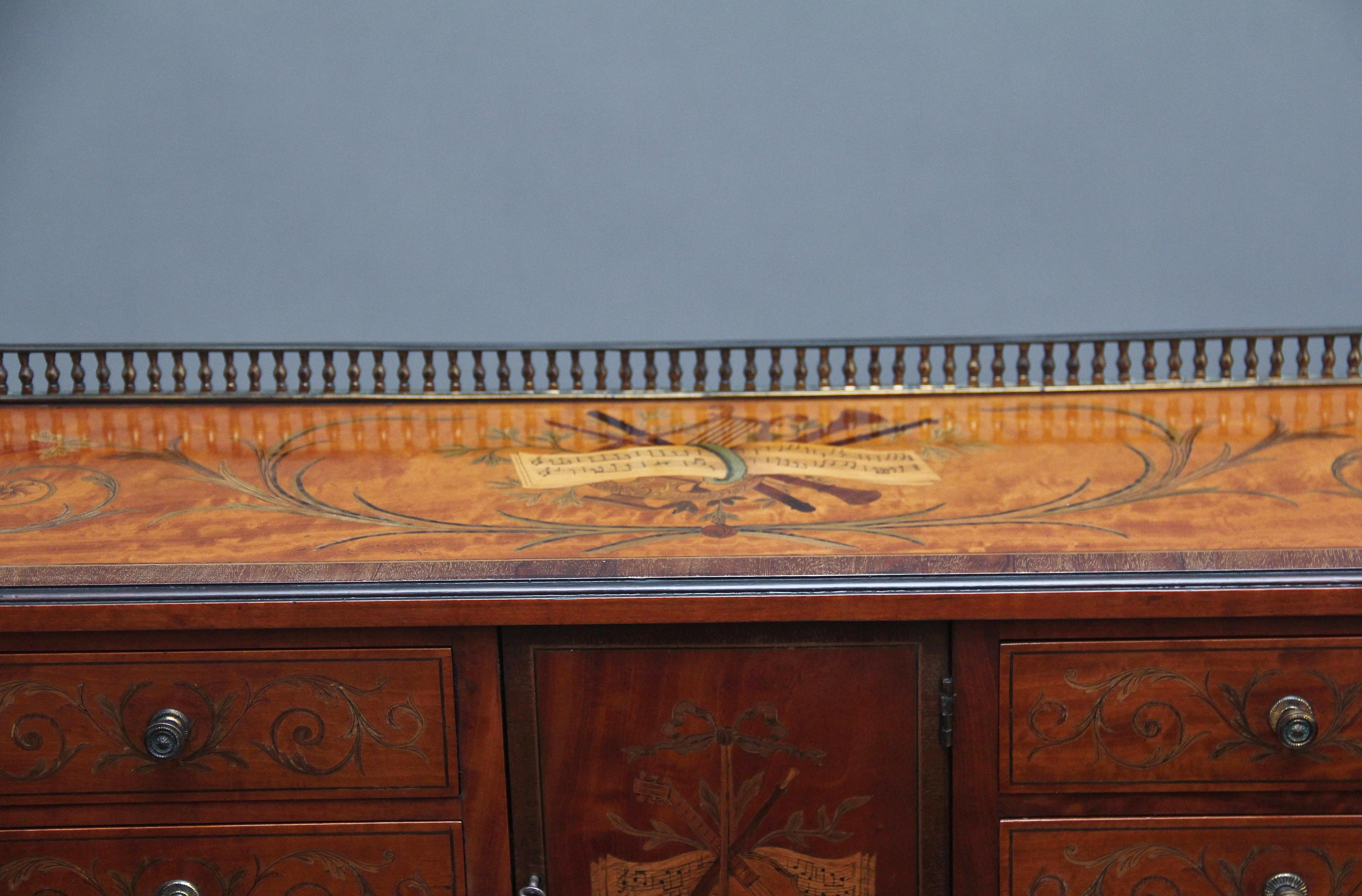 Carlton House-Schreibtisch aus Seidenholz mit Intarsien aus dem 19. Jahrhundert im Angebot 12