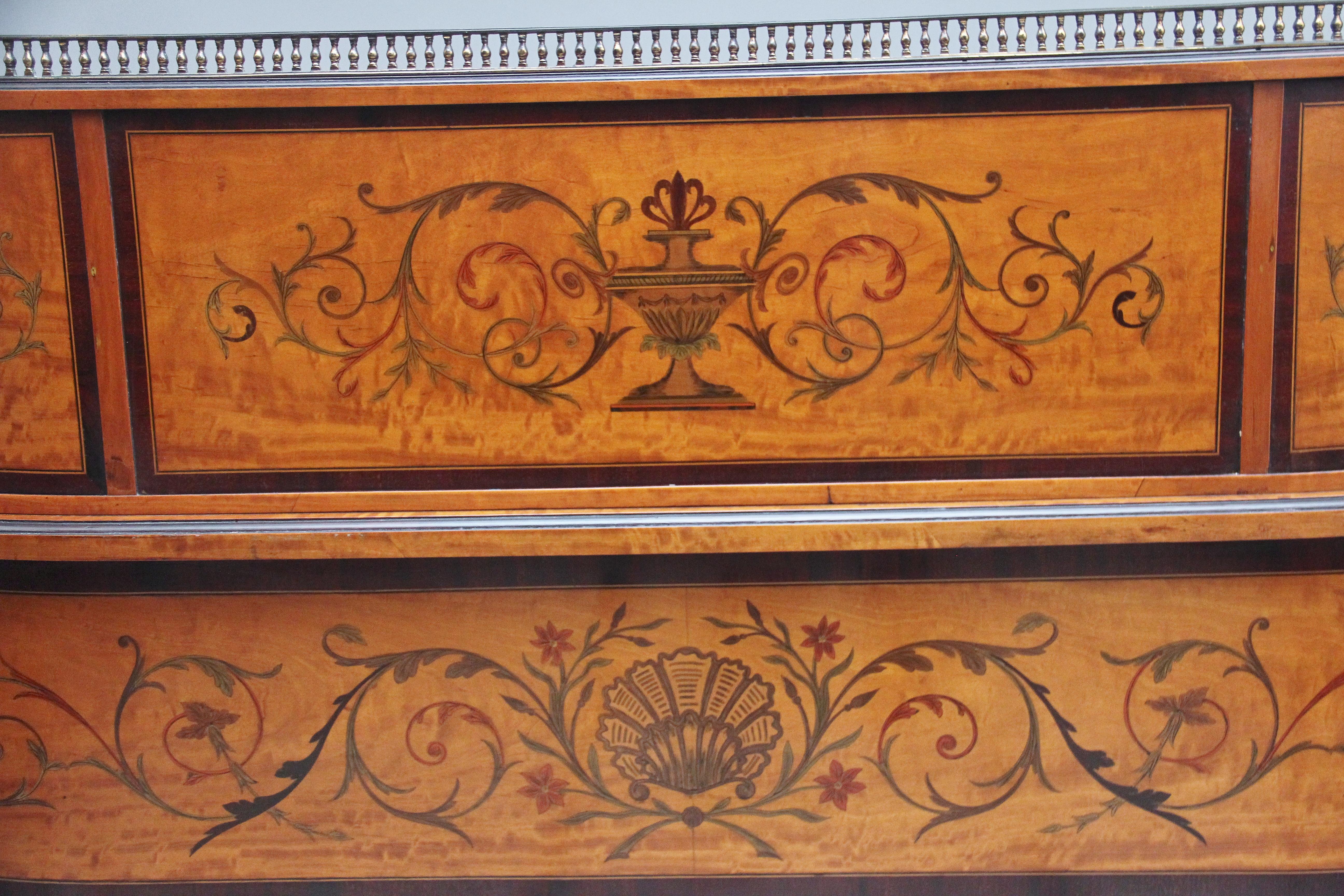 Carlton House-Schreibtisch aus Seidenholz mit Intarsien aus dem 19. Jahrhundert im Angebot 3