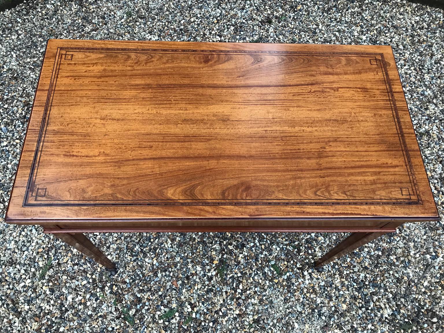19th Century Satinwood Card Table For Sale 5