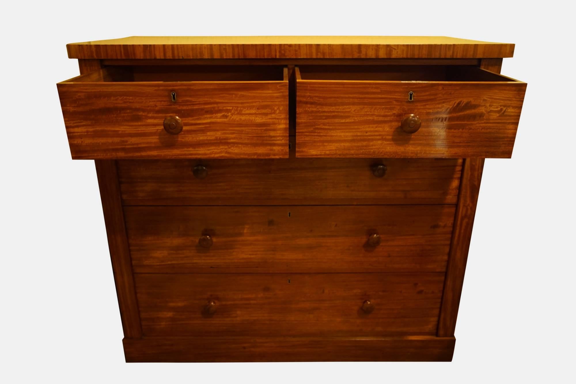 19th Century Satinwood Chest For Sale 1