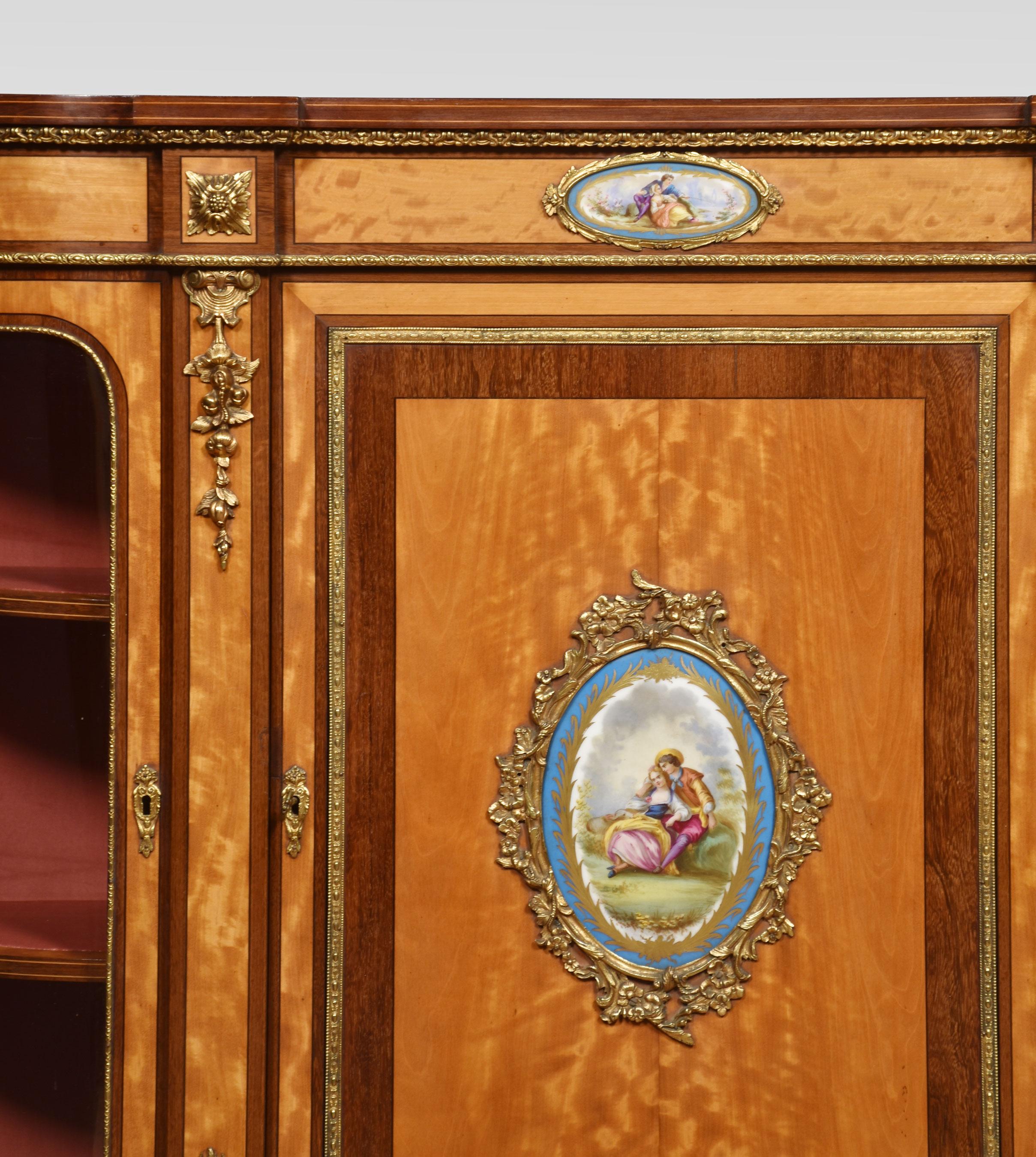 British 19th Century Satinwood Credenza For Sale