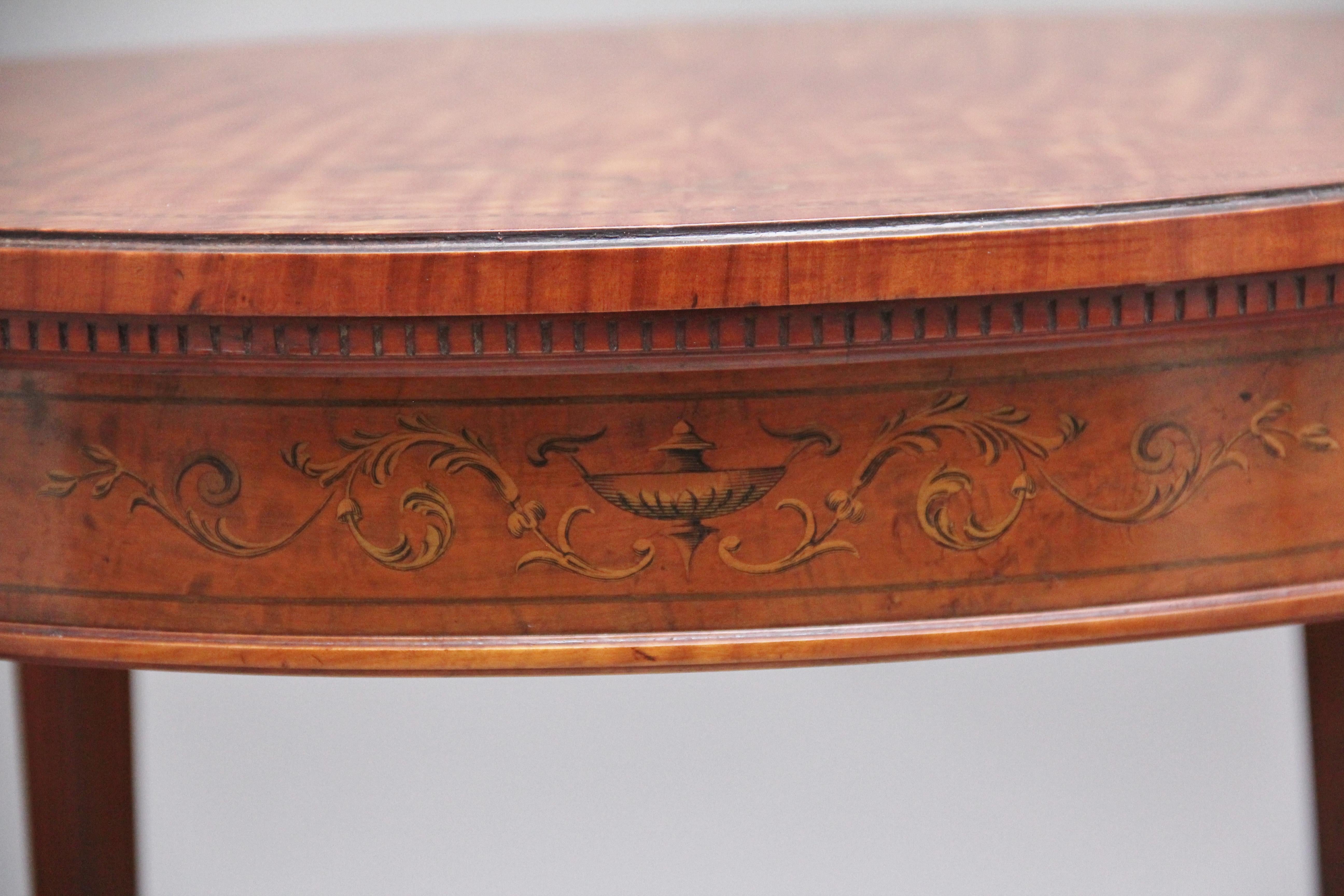 19th Century Satinwood Occasional Table For Sale 1
