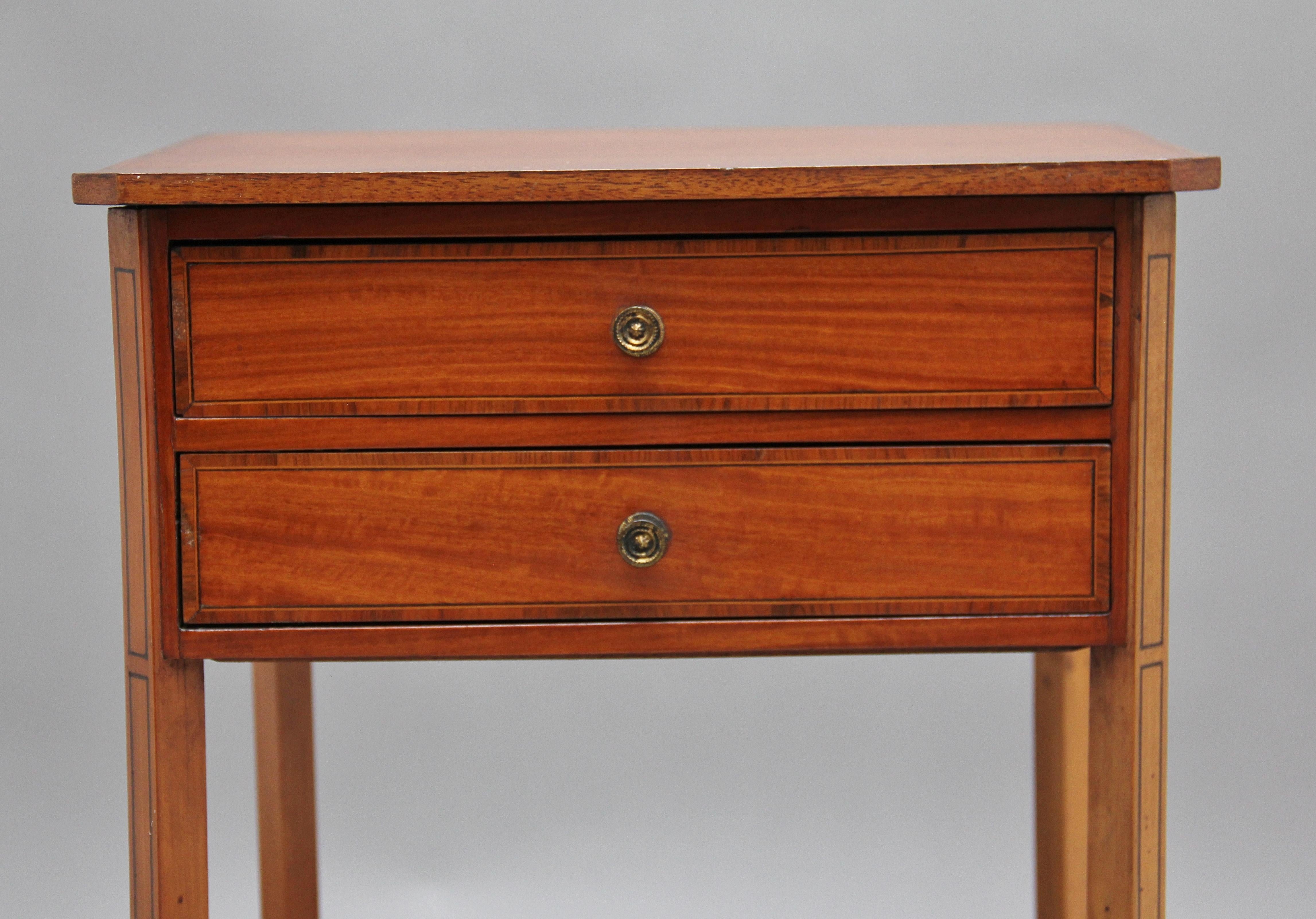 19th Century Satinwood Occasional Table 2