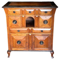 19th Century Satinwood Rosewood Ebony Colonial Chest