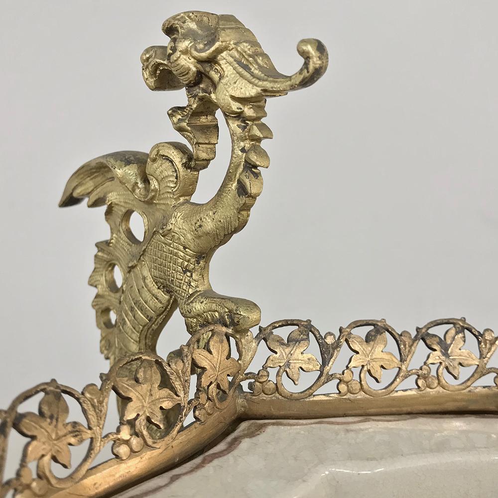 19th Century Satsuma Gilt Bronze-Mounted Jardinière with Dragons 4