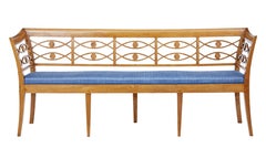 19th Century Scandinavian Birch Bench