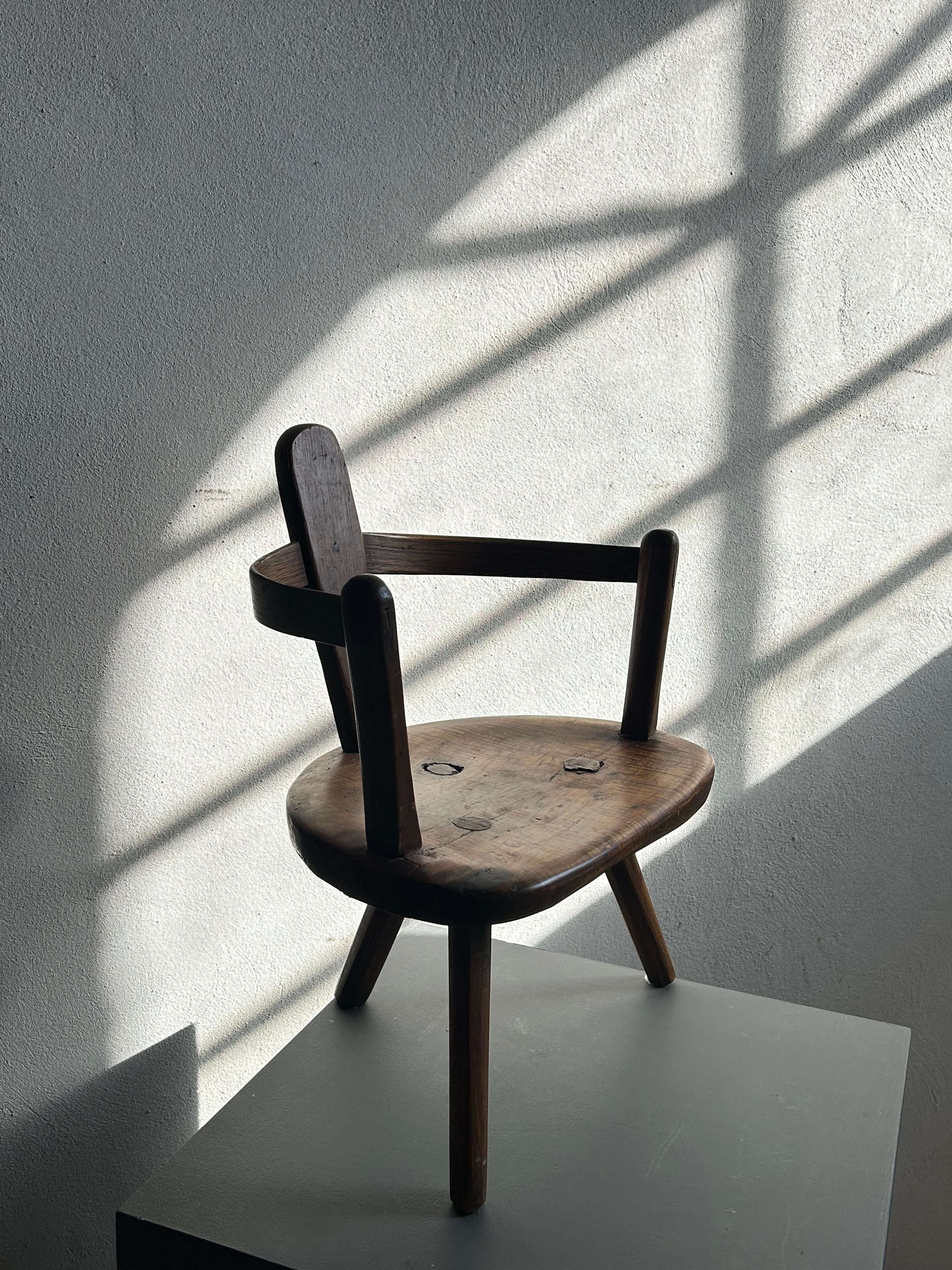 Fait main Chaise de Child Child, art populaire scandinave du 19e siècle, vers 1820 en vente