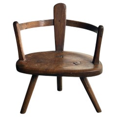 Chaise de Child Child, art populaire scandinave du 19e siècle, vers 1820