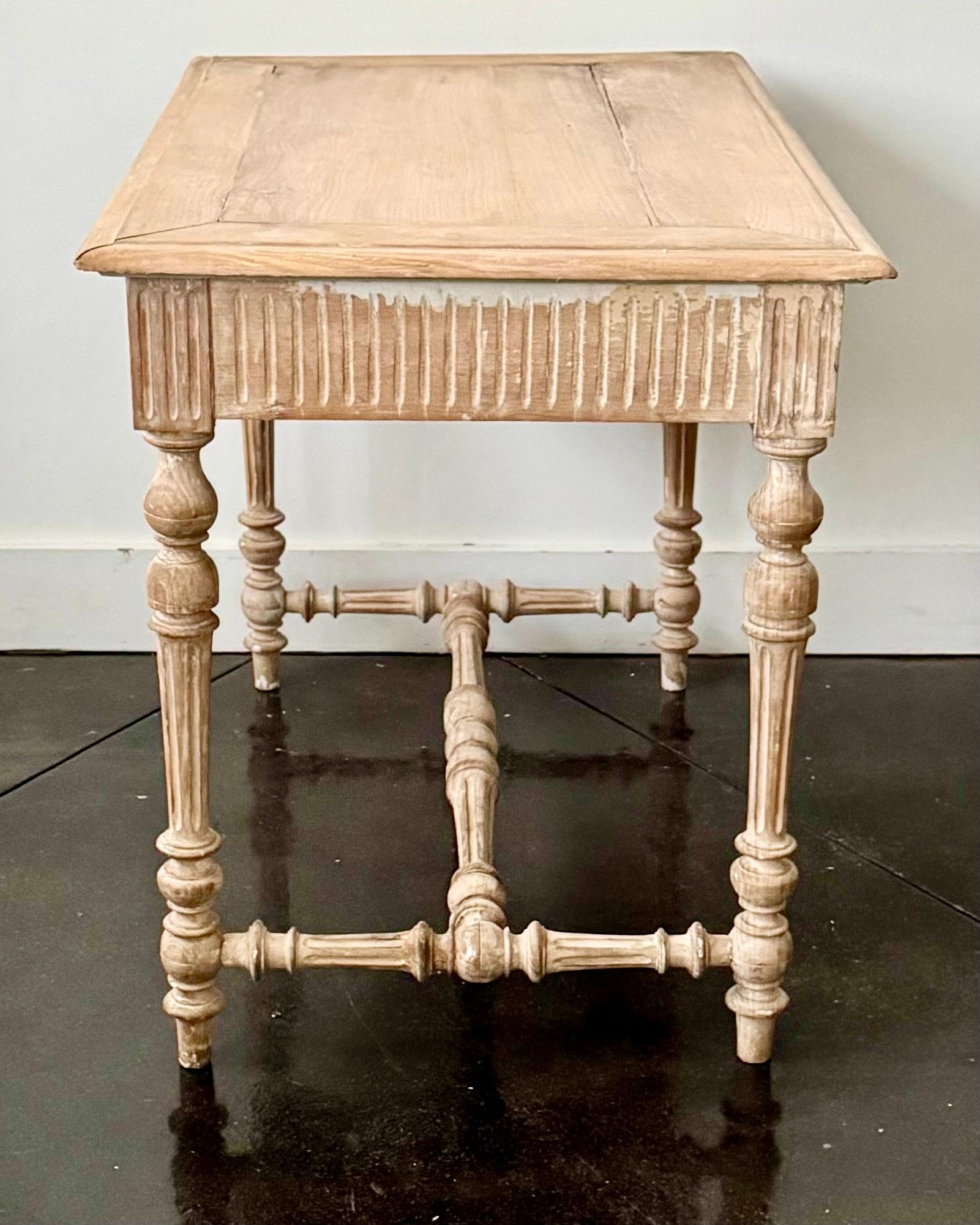 Carved 19th century Scandinavian Neoclassical Console For Sale