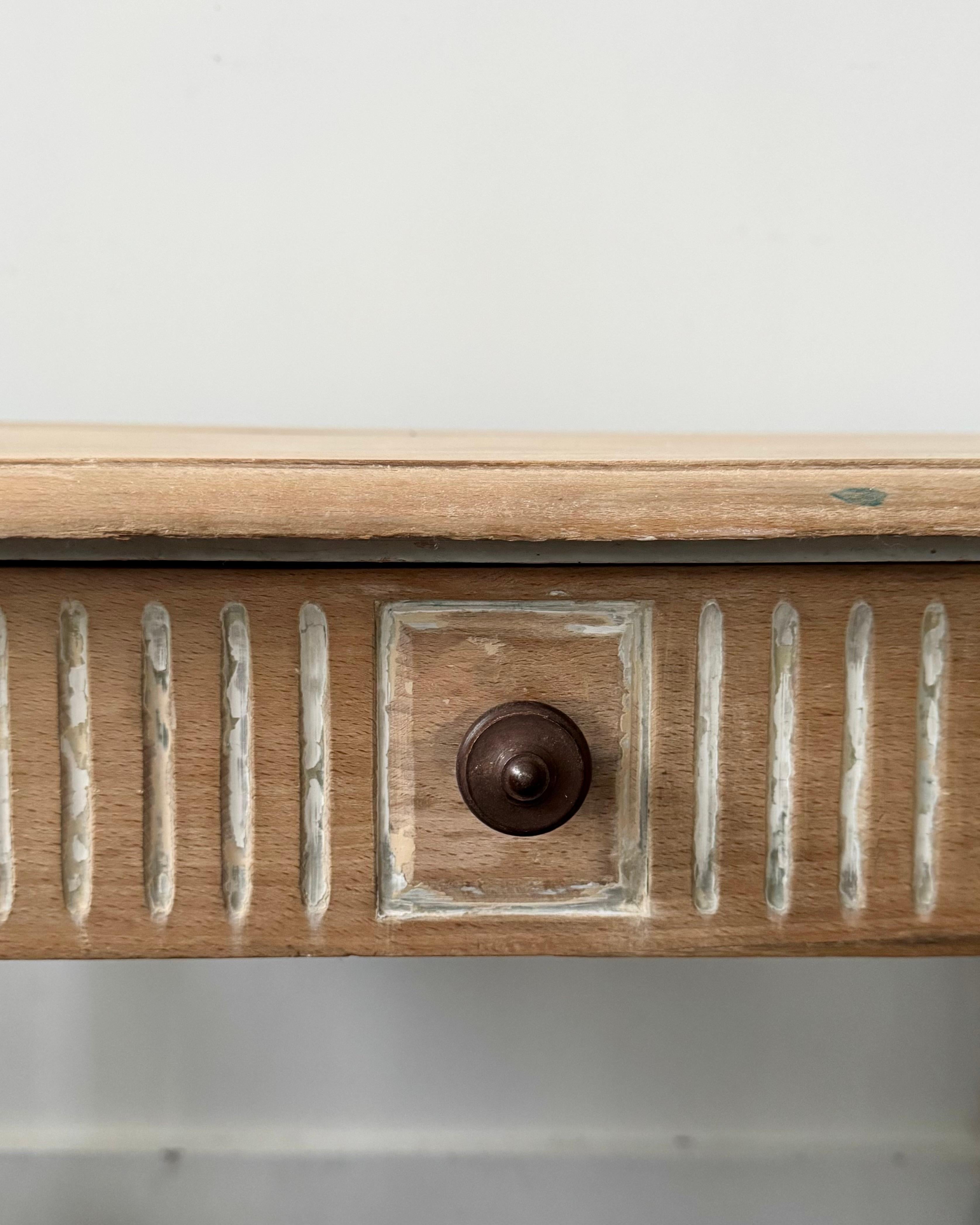 Iron 19th century Scandinavian Neoclassical Console For Sale