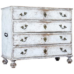 19th Century Scandinavian Painted Baroque Chest of Drawers