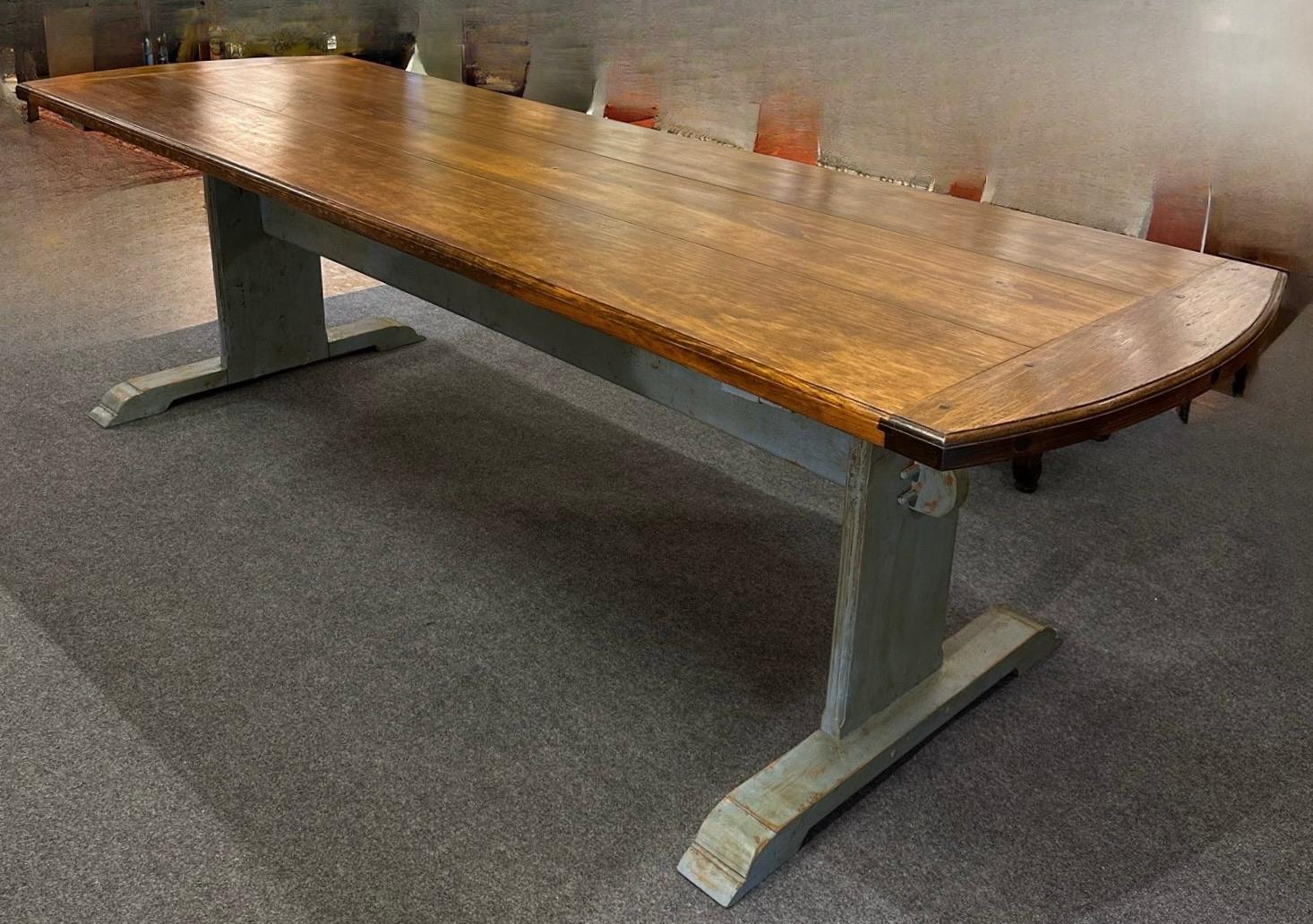 Skandinavischer Trestle-Tisch aus dem 19. Jahrhundert im Angebot 1