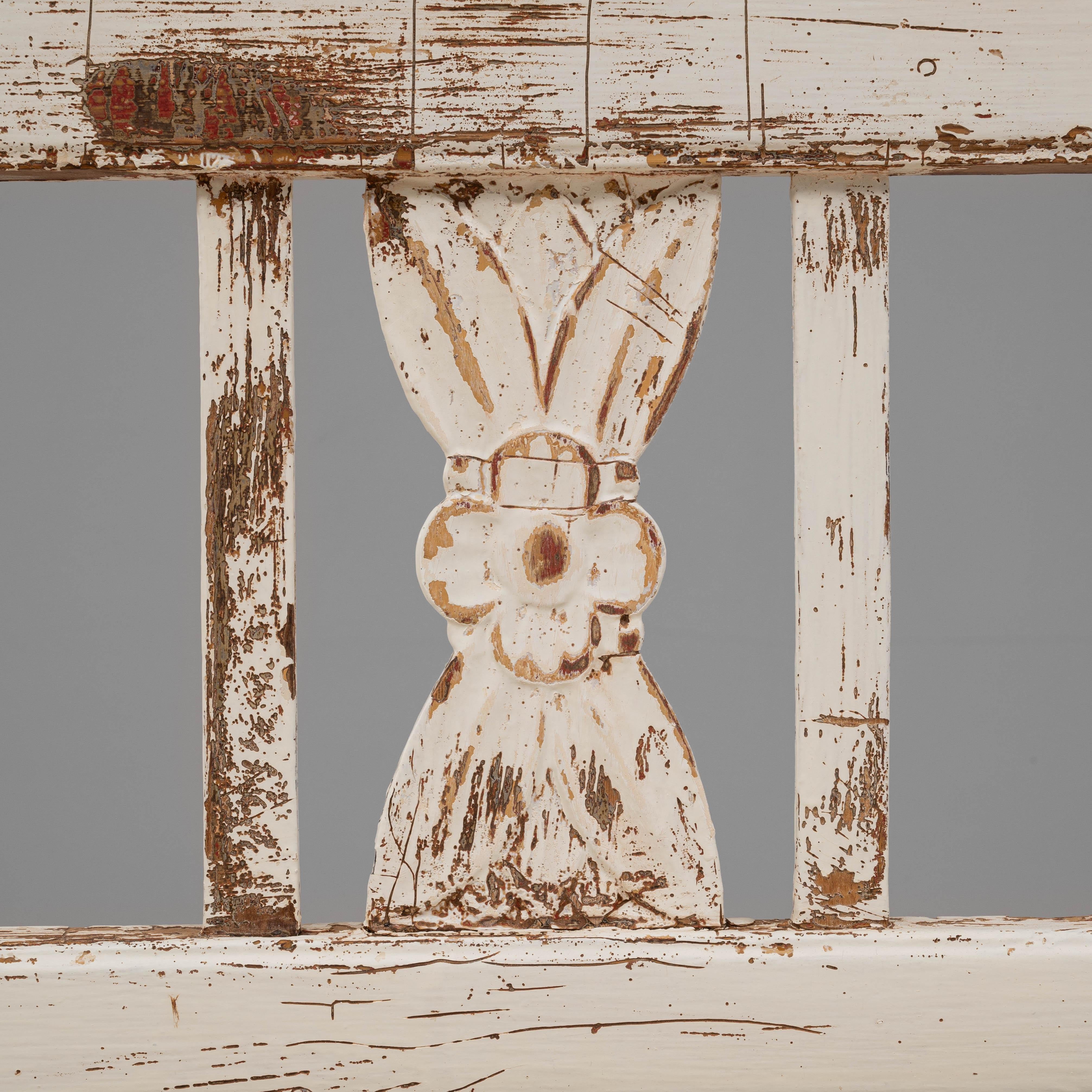 Panca imbottita scandinava del XIX secolo in vendita 8