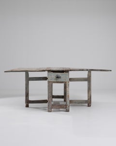 19th Century Scandinavian Wooden Gate Leg Table