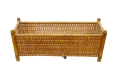 19th century Scandinavian woven pine basket