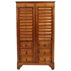 19th Century Scientific Pine Specimen Chest