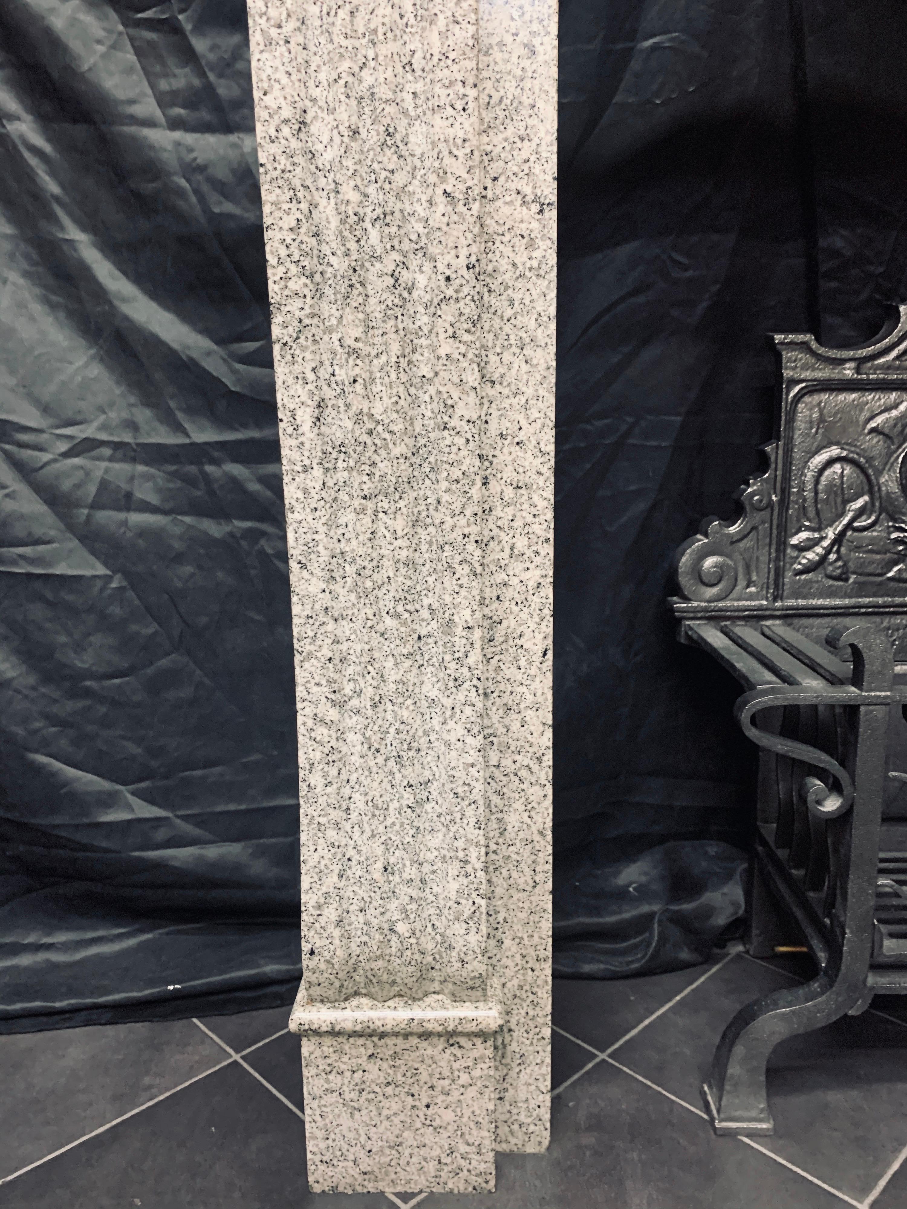 Other 19th Century Scottish Baronial Style Carved Granite Fireplace Surround