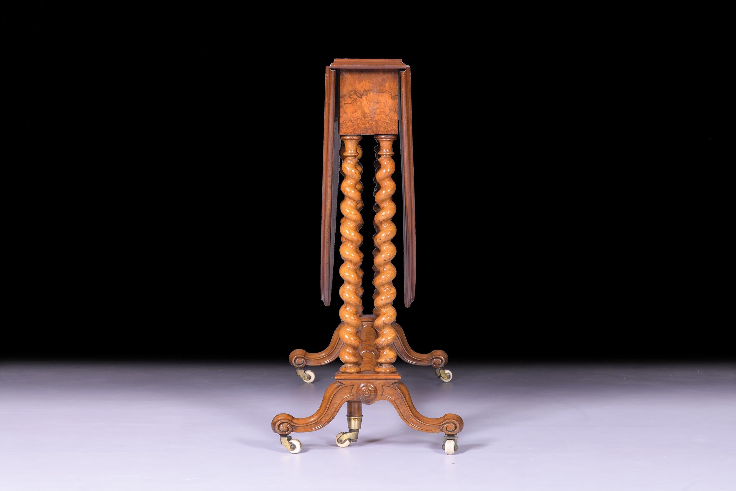 Schottischer Sutherland-Tisch aus Wurzelnussholz von John Taylor aus Edinburgh aus dem 19. Jahrhundert im Zustand „Hervorragend“ im Angebot in Dublin, IE