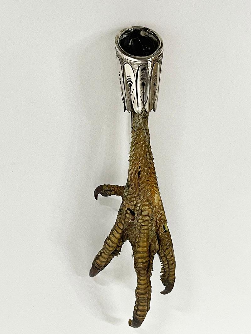 19th Century Scottish capercaillie foot brooch For Sale 4