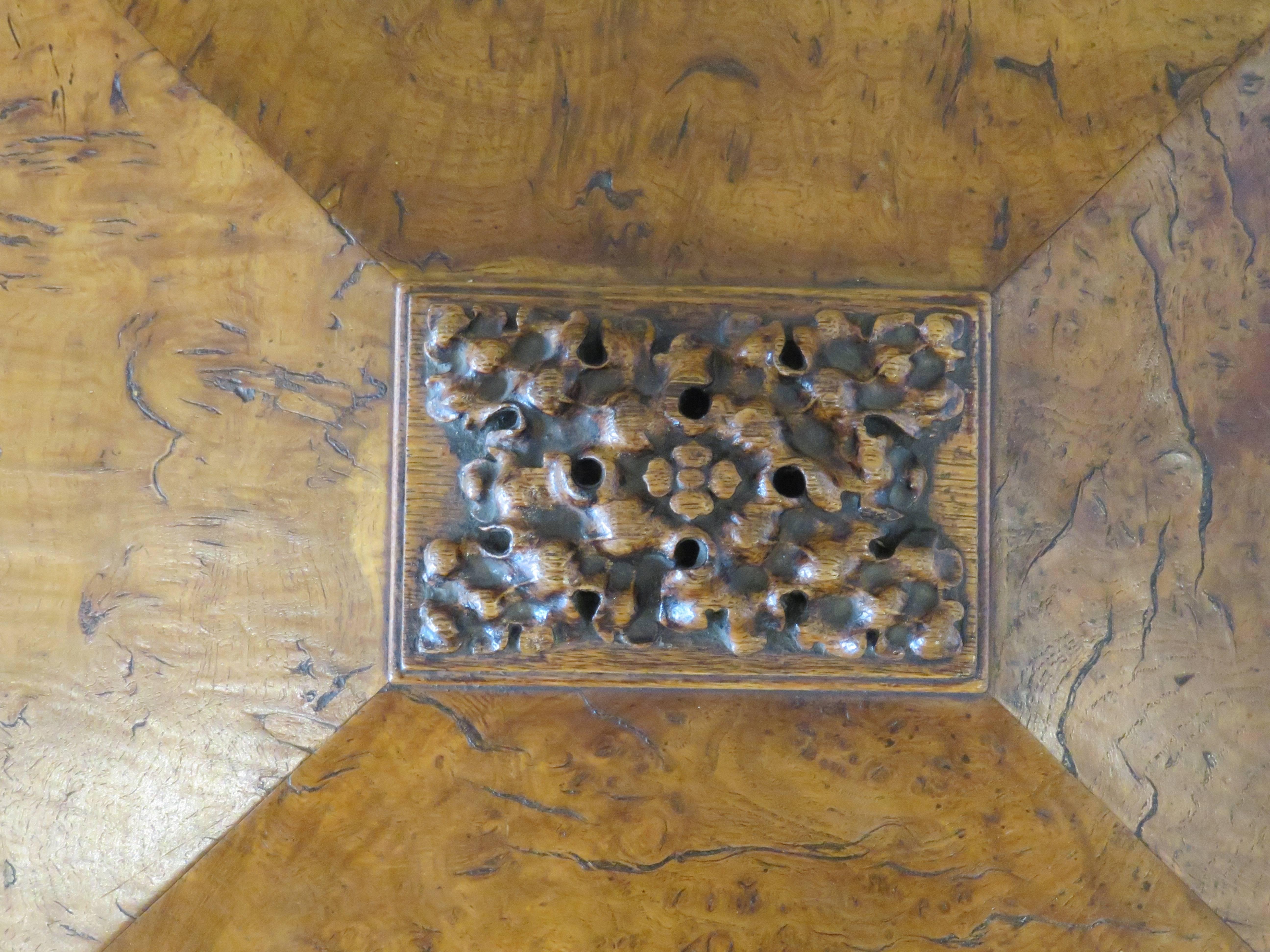 19th Century Scottish Gothic Revival Solid Pollard Oak Utility Box For Sale 13