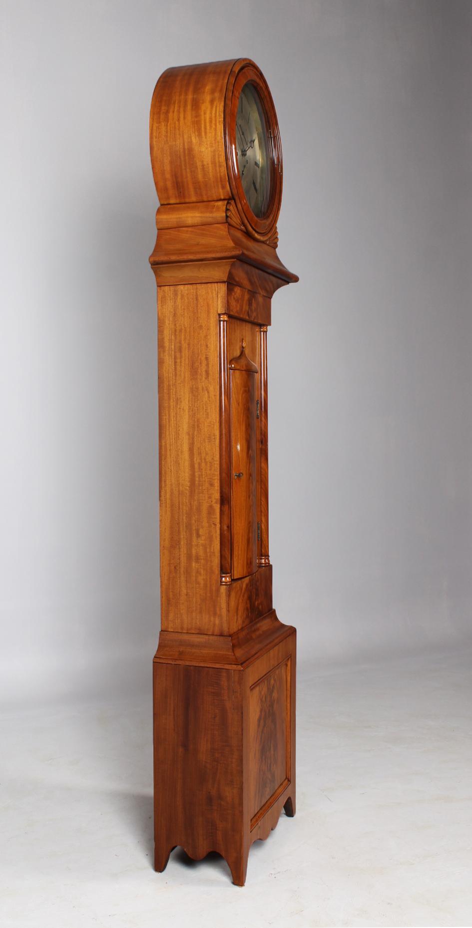 19th Century Scottish Longcase Clock, Light Mahogany, Victorian circa 1835 6