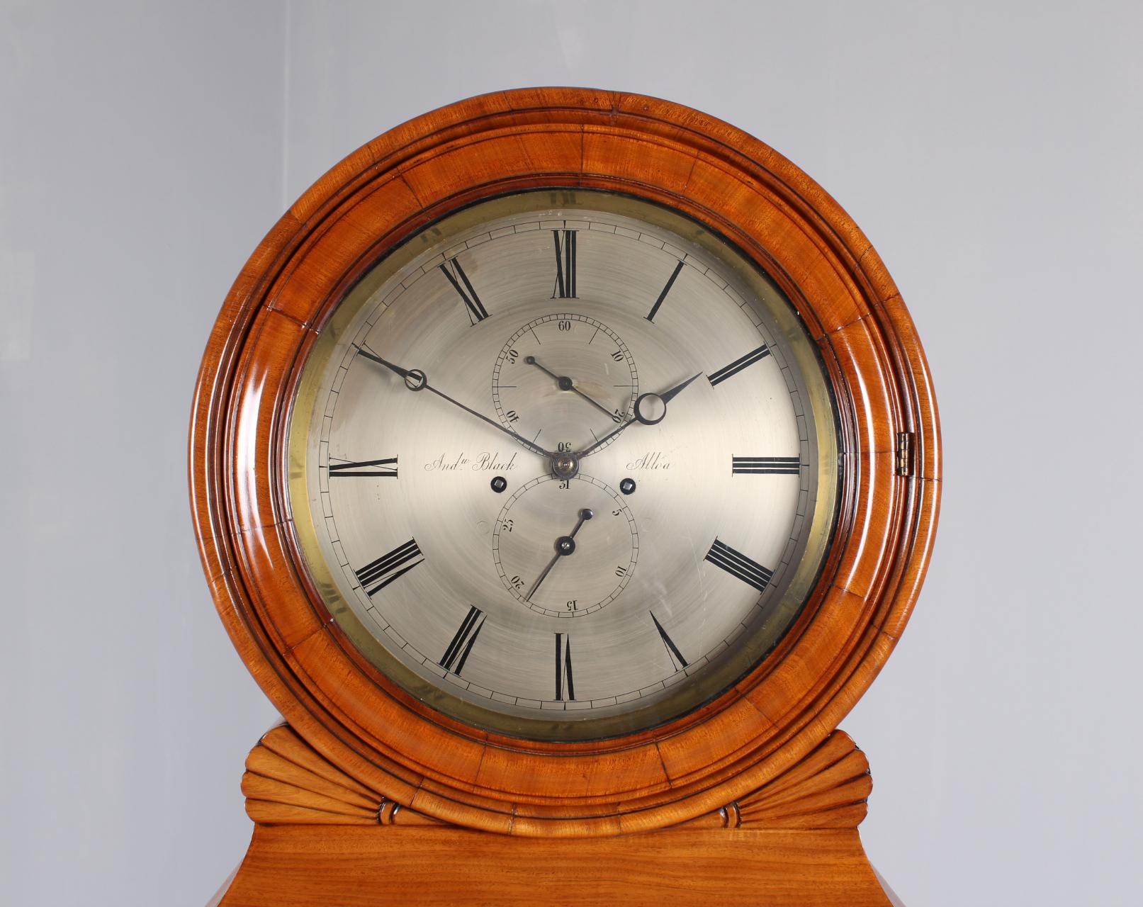 19th Century Scottish Longcase Clock, Light Mahogany, Victorian circa 1835 4