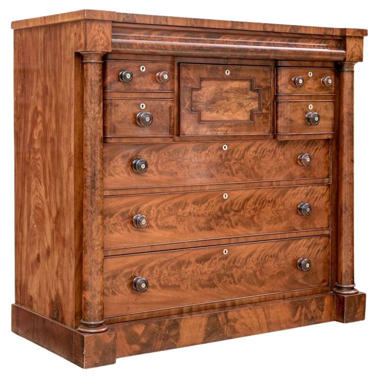 19th Century Scottish Mahogany Chest Of Drawers