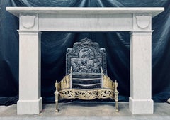 19th Century Scottish Mid Victorian Marble Fireplace Surround.