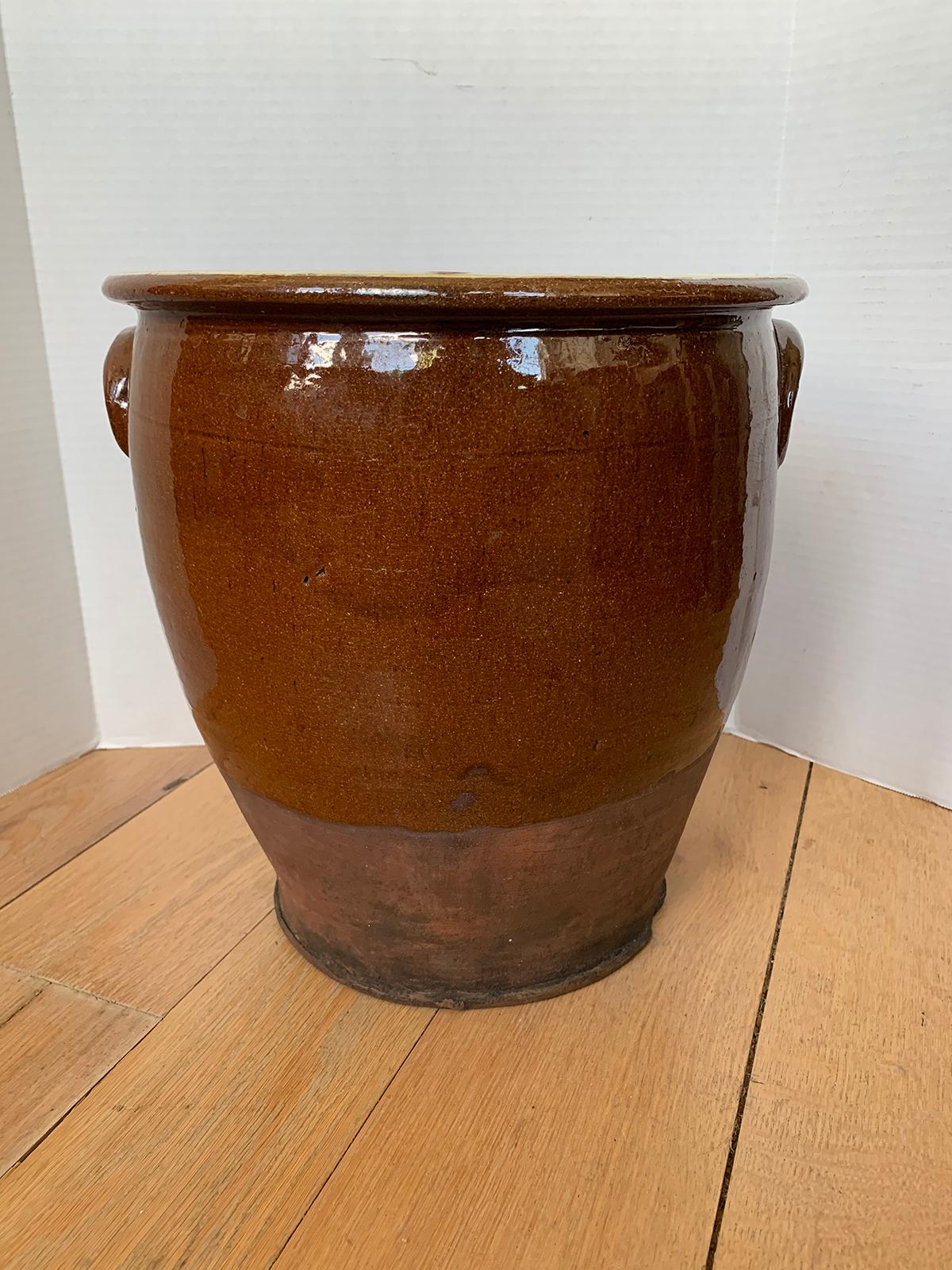 19th century Scottish pottery milk vessel, unmarked.