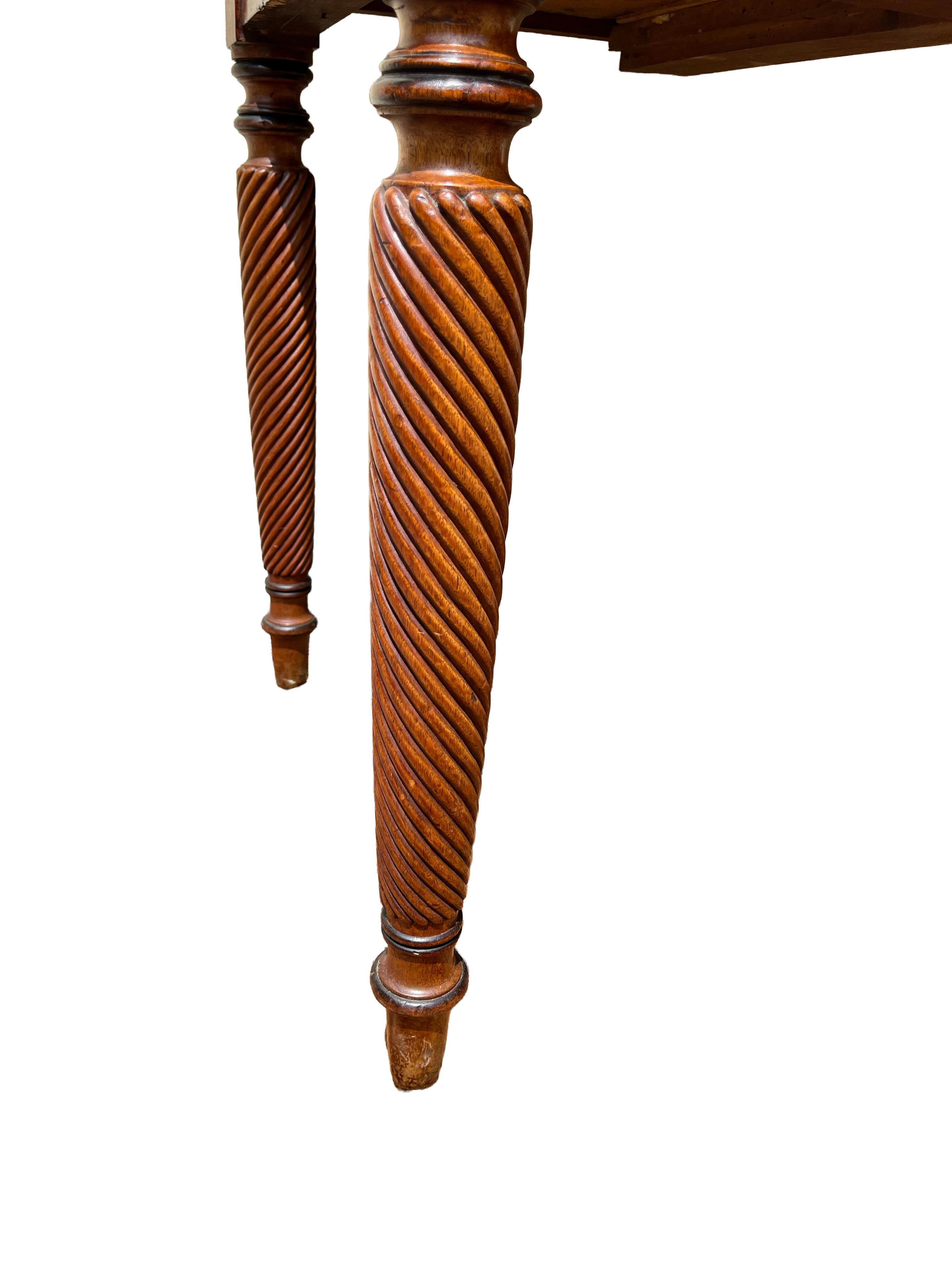 19th Century Scottish Regency Mahogany Sideboard In Good Condition For Sale In Solebury, PA