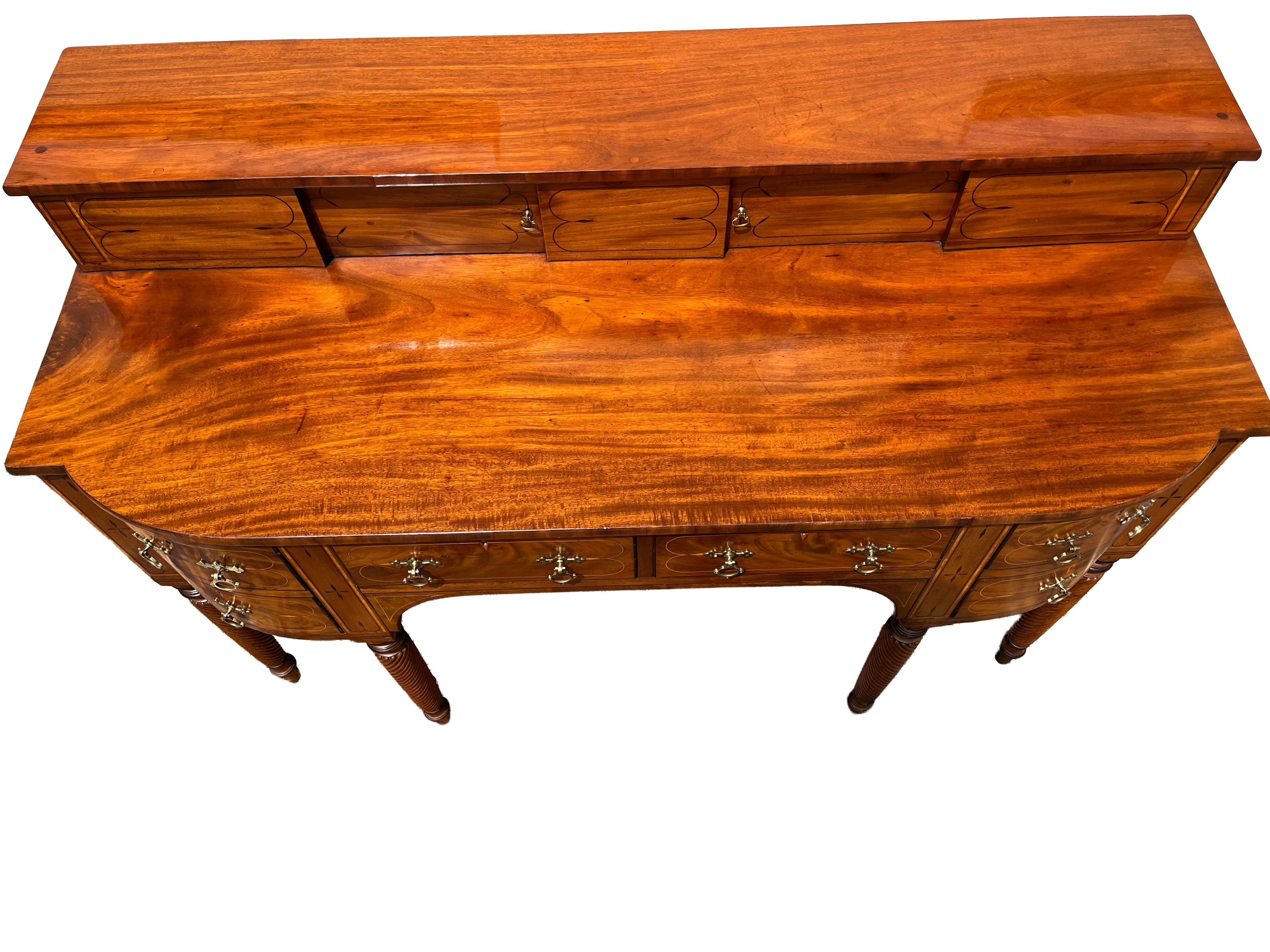 Ebony 19th Century Scottish Regency Mahogany Sideboard For Sale