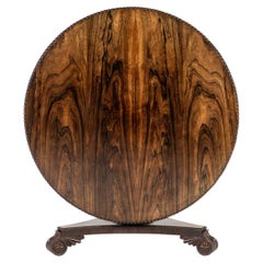 19th Century Scottish Regency Rosewood Centre Table