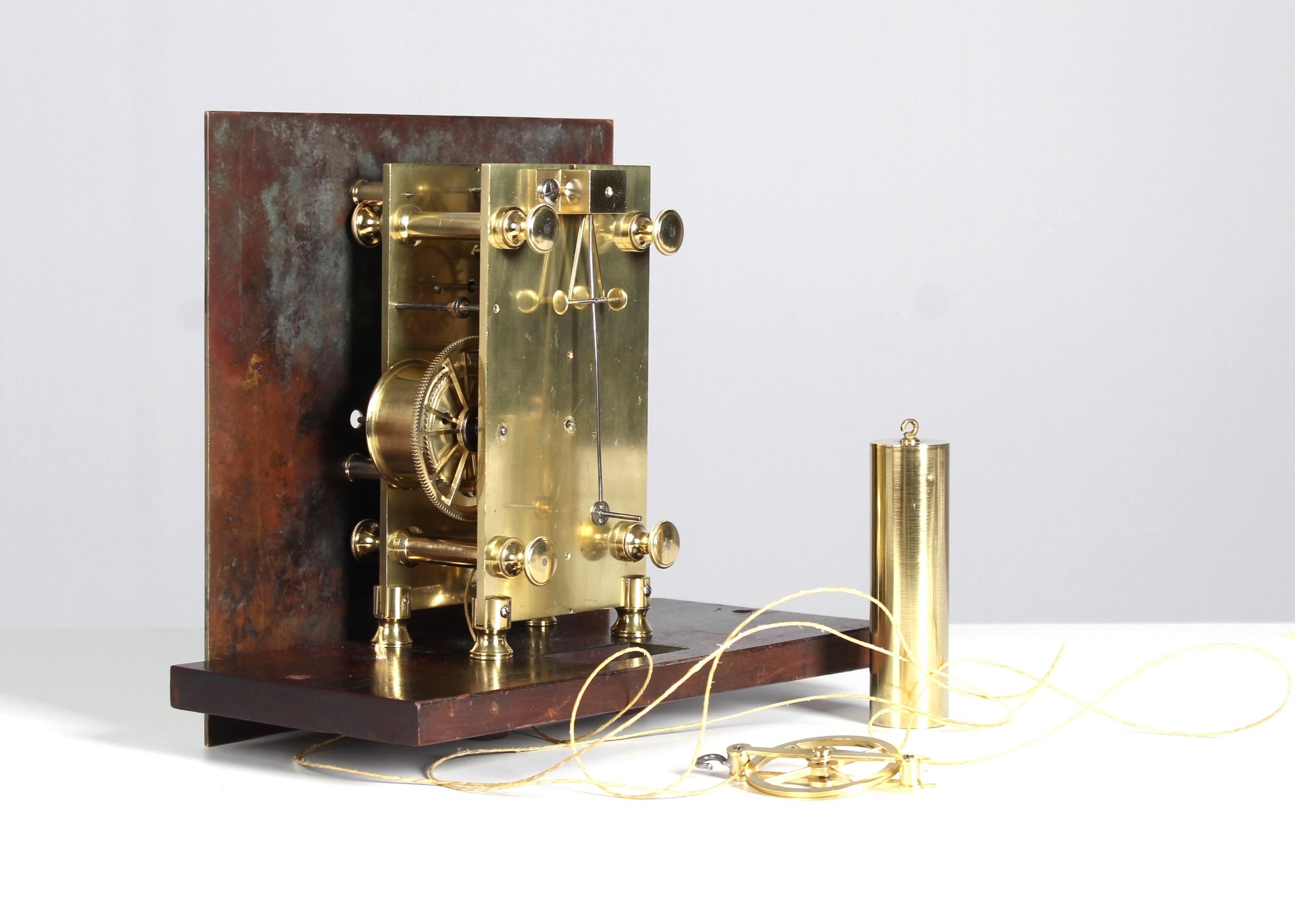 Schottische Regulator- Standuhr des 19. Jahrhunderts, präzise Großvater-Uhr im Zustand „Gut“ in Greven, DE