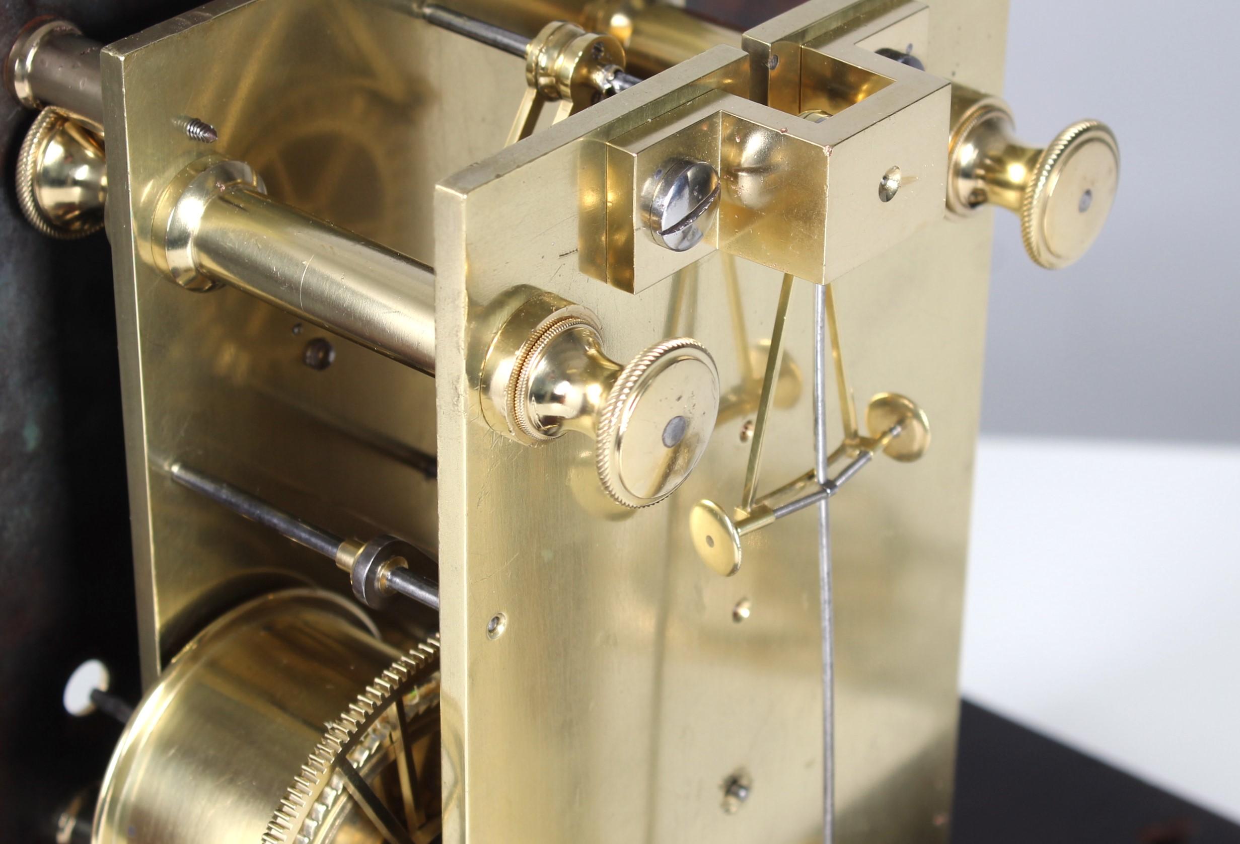 Brass 19th Century Scottish Regulator Longcase Clock, Precision Grandfather Clock