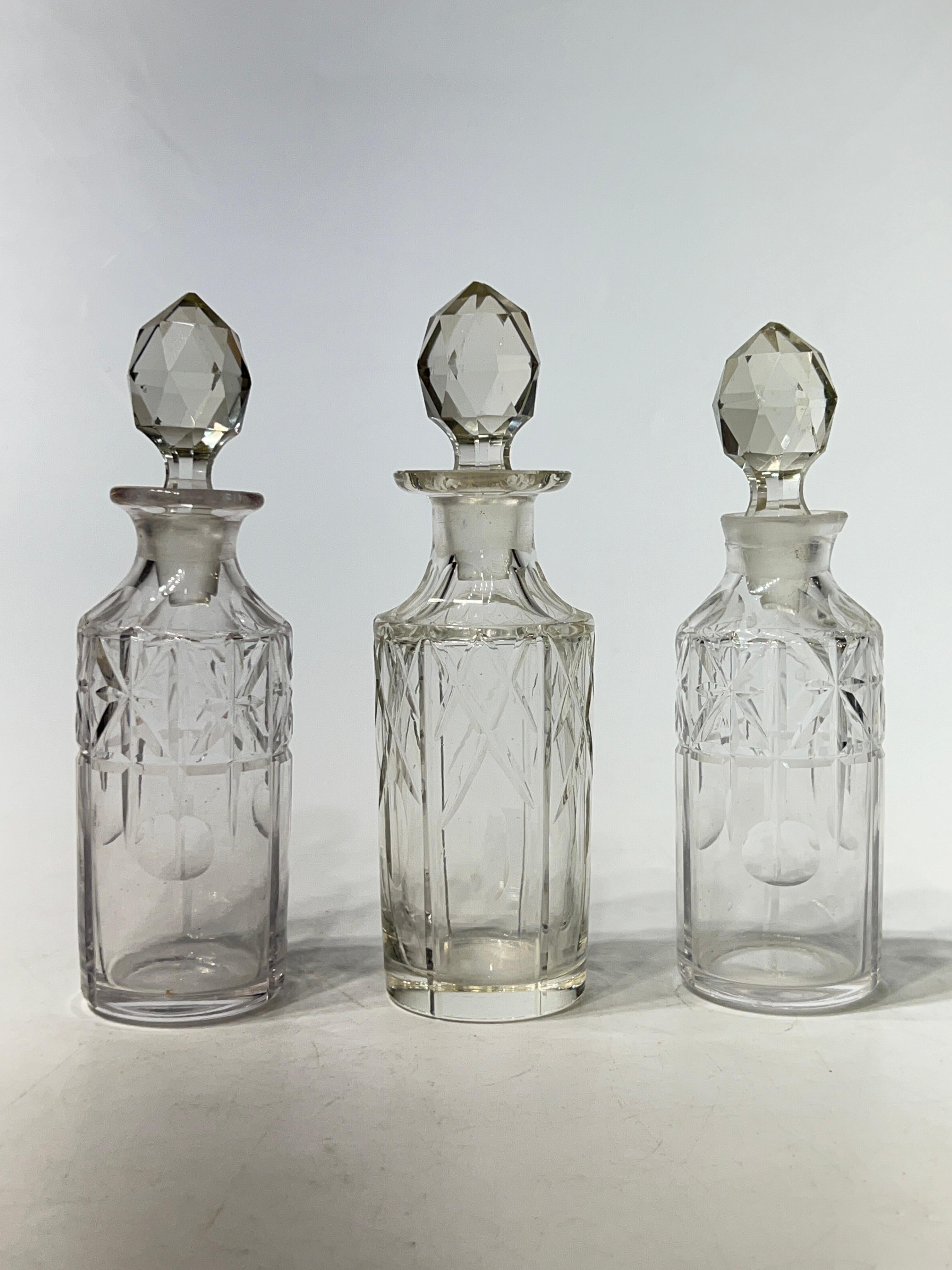 19th Century Scottish Silver Plate and Cut Glass Tantalus 6