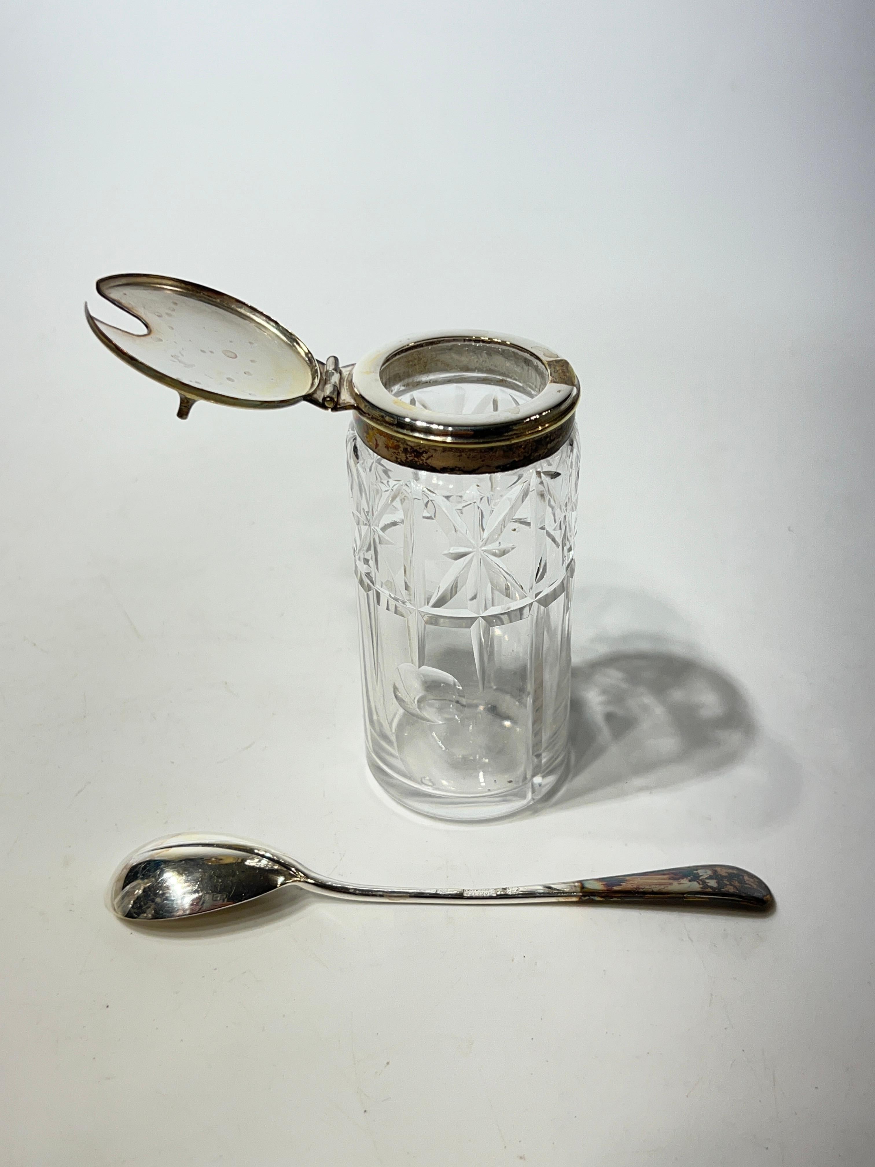 19th Century Scottish Silver Plate and Cut Glass Tantalus 7