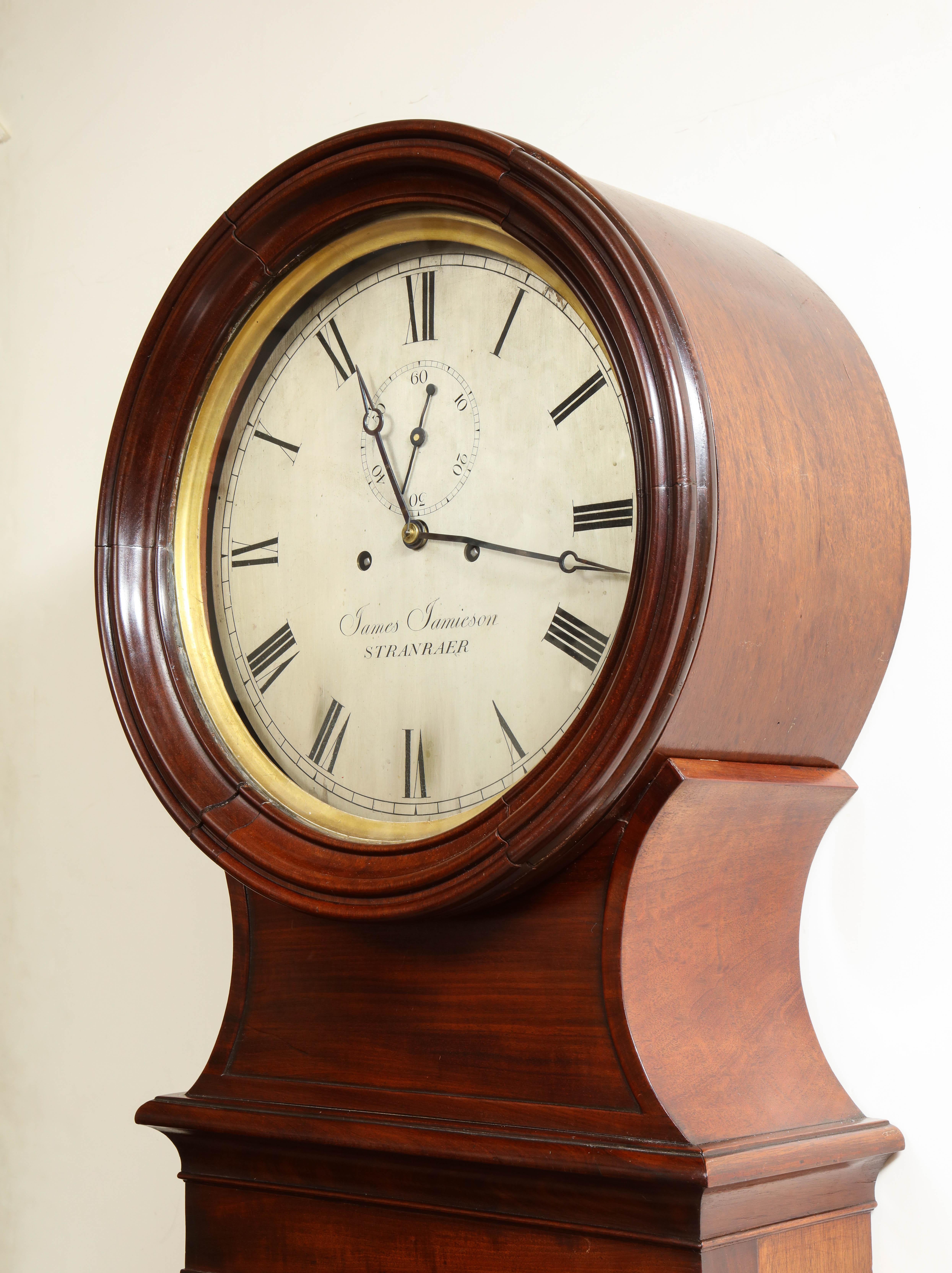 19th Century Scottish, Tall Case Clock 7
