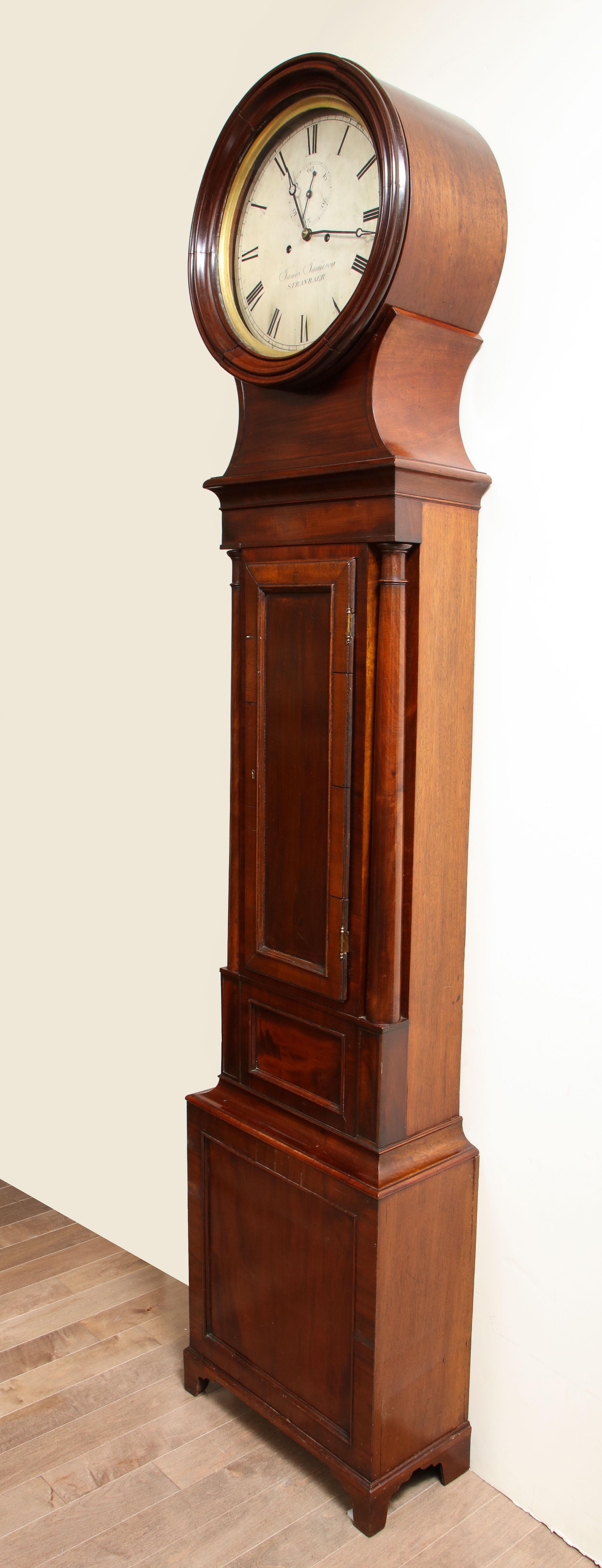 19th Century Scottish, Tall Case Clock 8