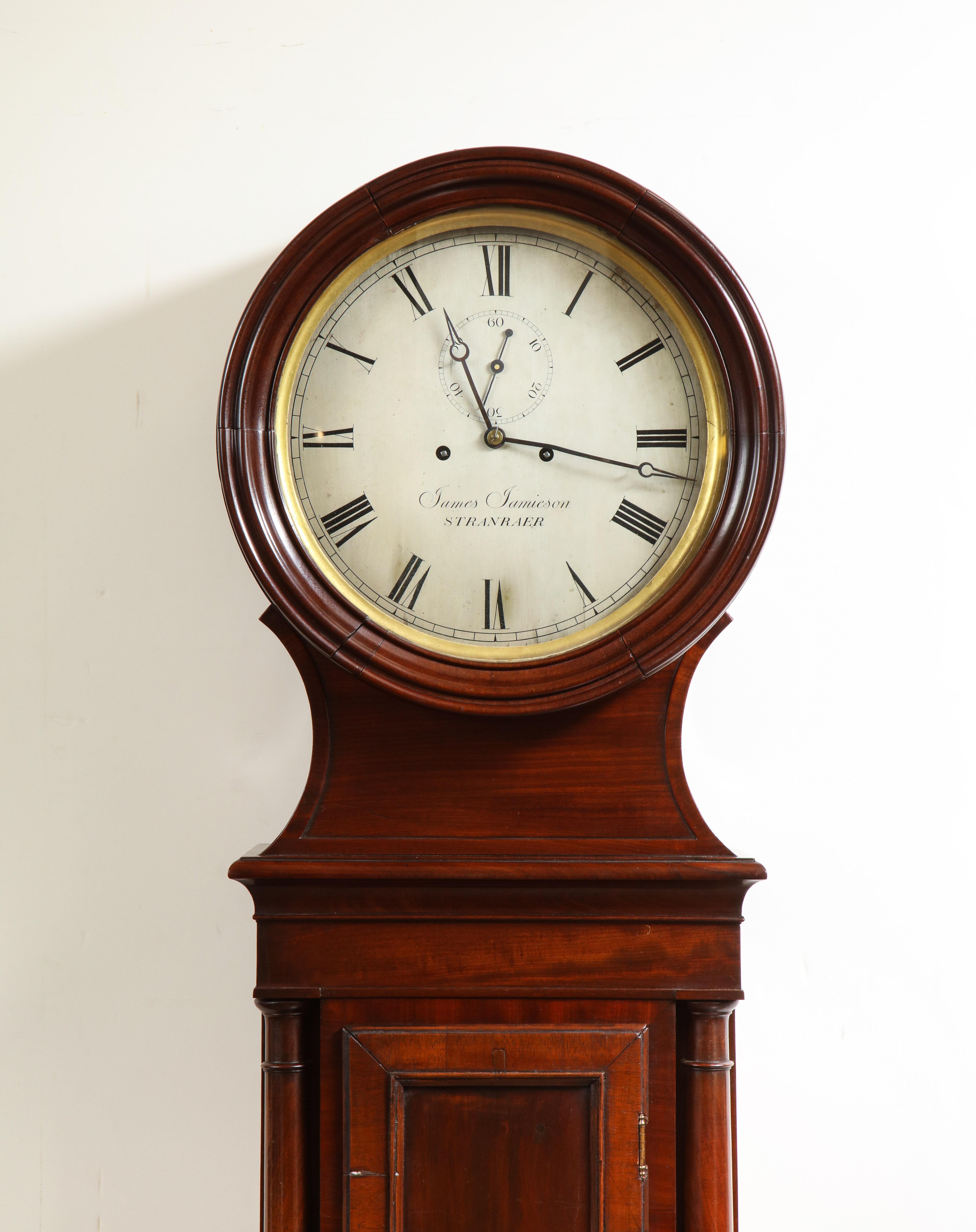 Mid-19th Century 19th Century Scottish, Tall Case Clock